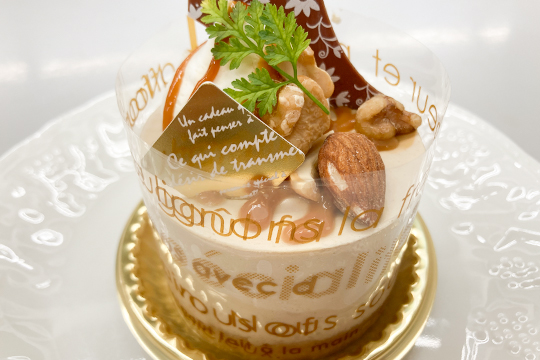織田製菓専門学校の製菓コース卒業生のお店Palletの紅茶のムース